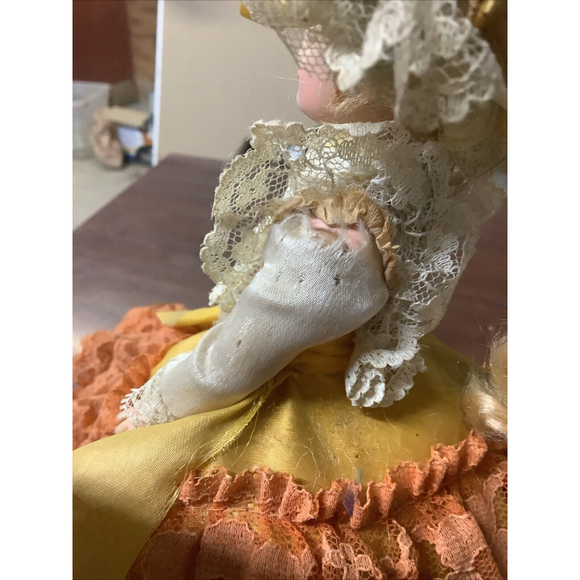 Vintage 40s-50s -Handmade Doll Gone With The Wind Style 11” - Picture 11 of 14